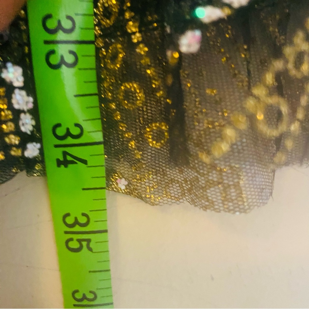 Hello Molly Black Mini Dress with Silver Sequin Embellishment - Picture 11 of 13